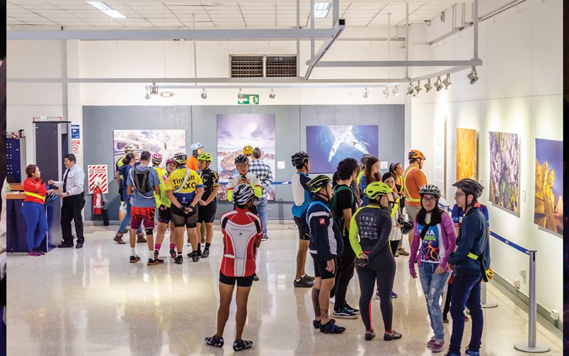 cycling groups at the Centro Cultural Costarricense 