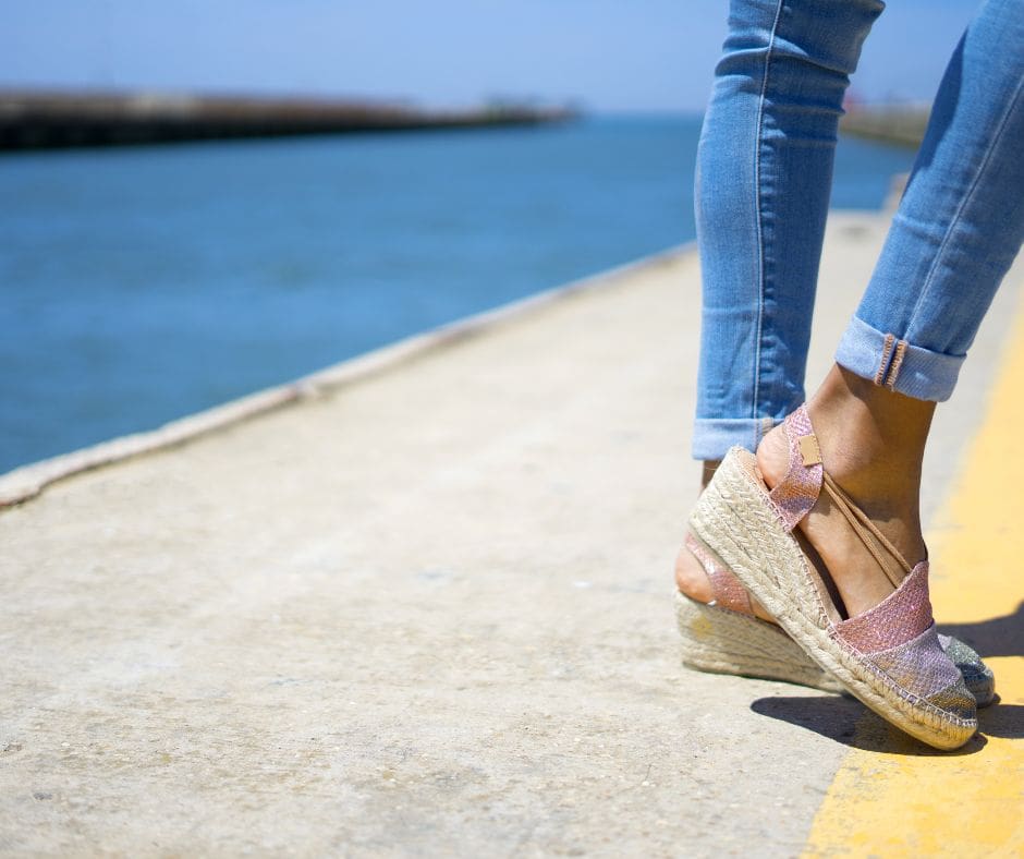 Espadrilles for travel