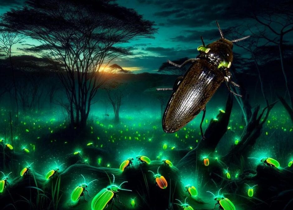 Tortuguero Beetle's Bioluminescent